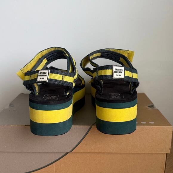 Teva x Opening Ceremony Multicolor Black/Yellow Women Platform Sandal- SZ 6 - Picture 3 of 10